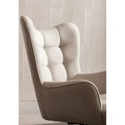 KARE Design Fauteuils Pivotants|Fauteuil Pivotant Oscar Creme