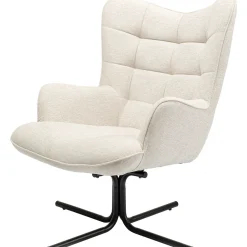 KARE Design Fauteuils Pivotants|Fauteuil Pivotant Oscar Creme