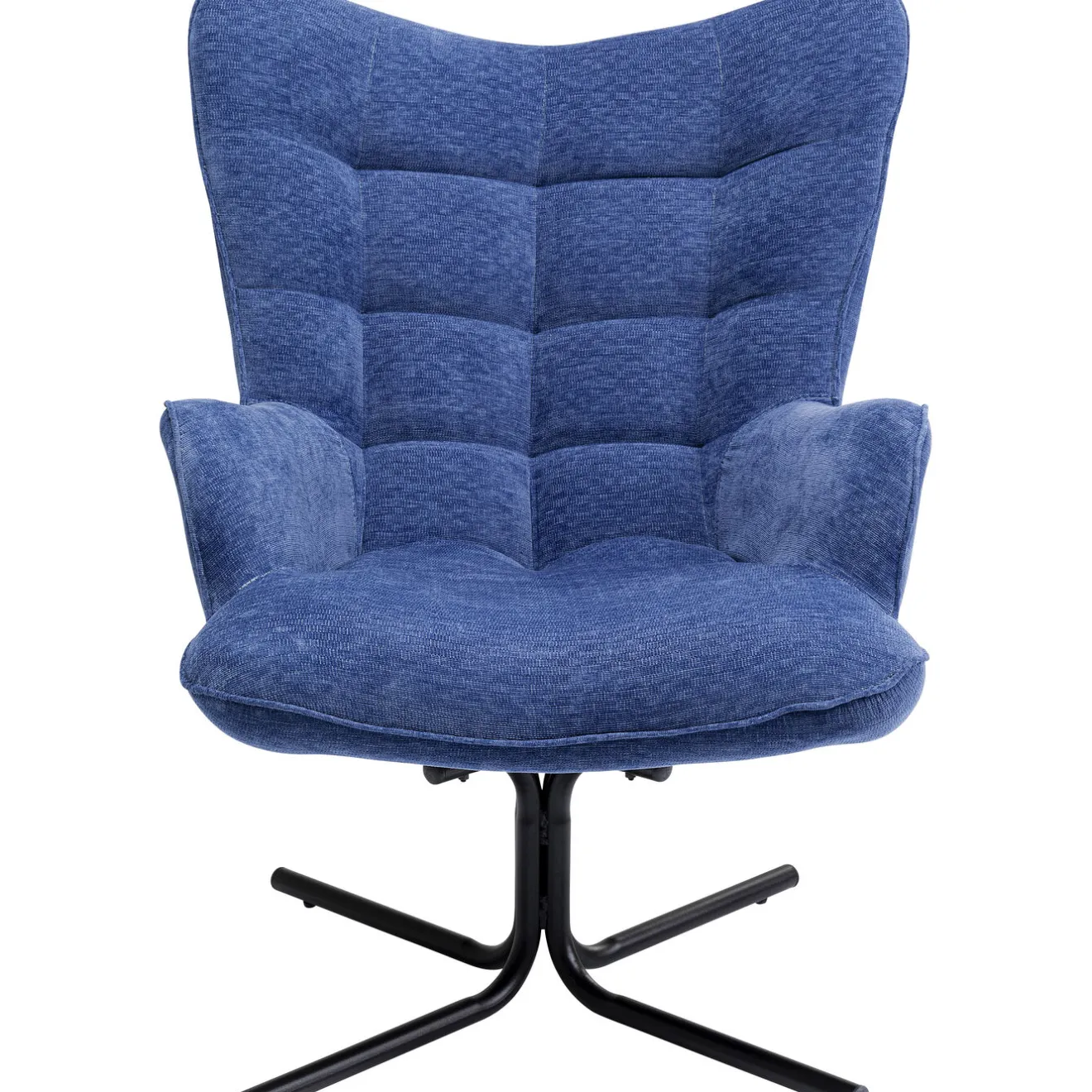 KARE Design Fauteuils Pivotants|Fauteuil Pivotant Oscar Denim