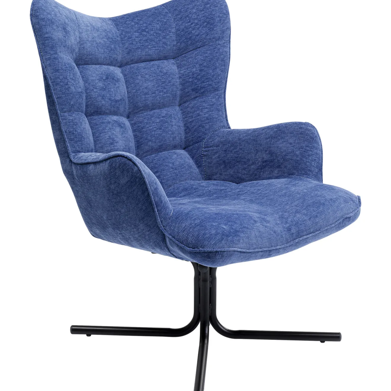 KARE Design Fauteuils Pivotants|Fauteuil Pivotant Oscar Denim