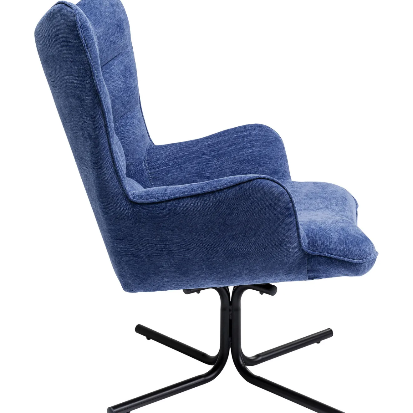 KARE Design Fauteuils Pivotants|Fauteuil Pivotant Oscar Denim