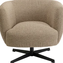KARE Design Fauteuils Pivotants|Fauteuil Pivotant Peony Beige