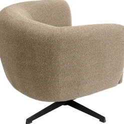 KARE Design Fauteuils Pivotants|Fauteuil Pivotant Peony Beige
