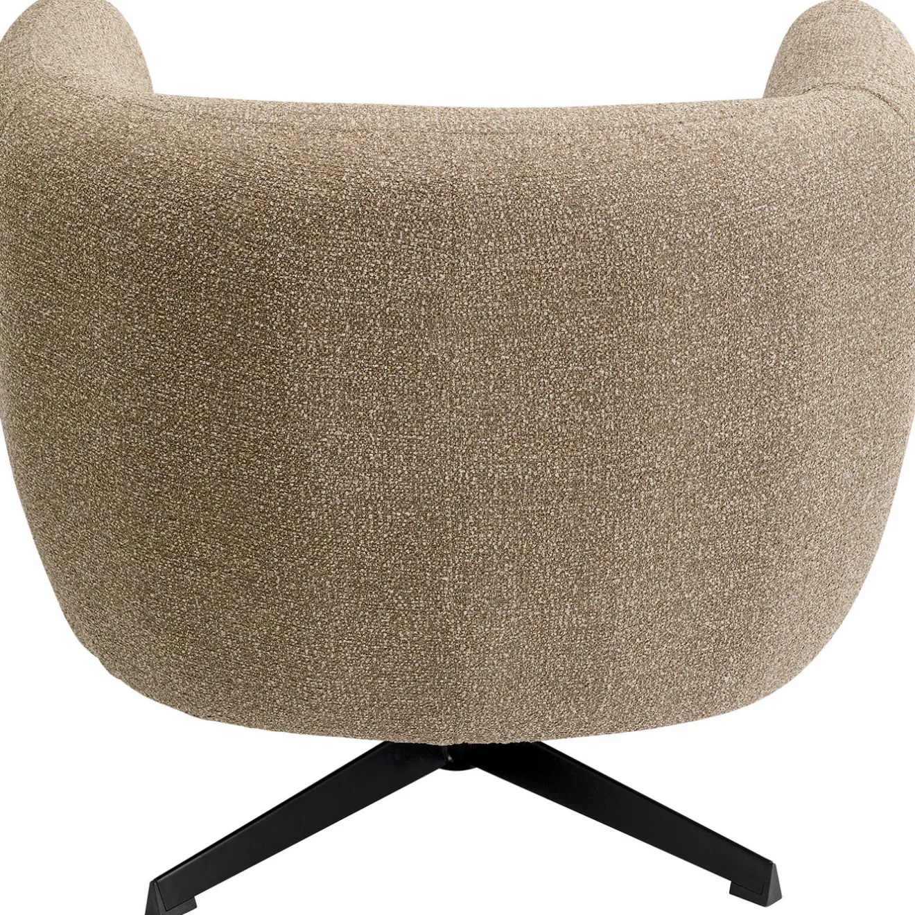 KARE Design Fauteuils Pivotants|Fauteuil Pivotant Peony Beige