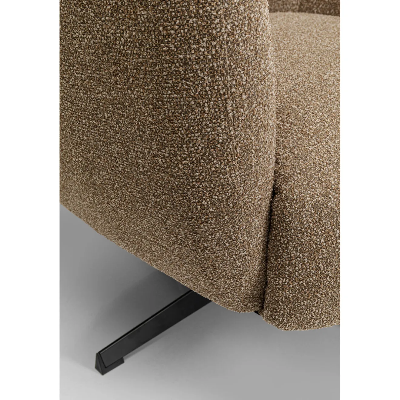 KARE Design Fauteuils Pivotants|Fauteuil Pivotant Peony Beige