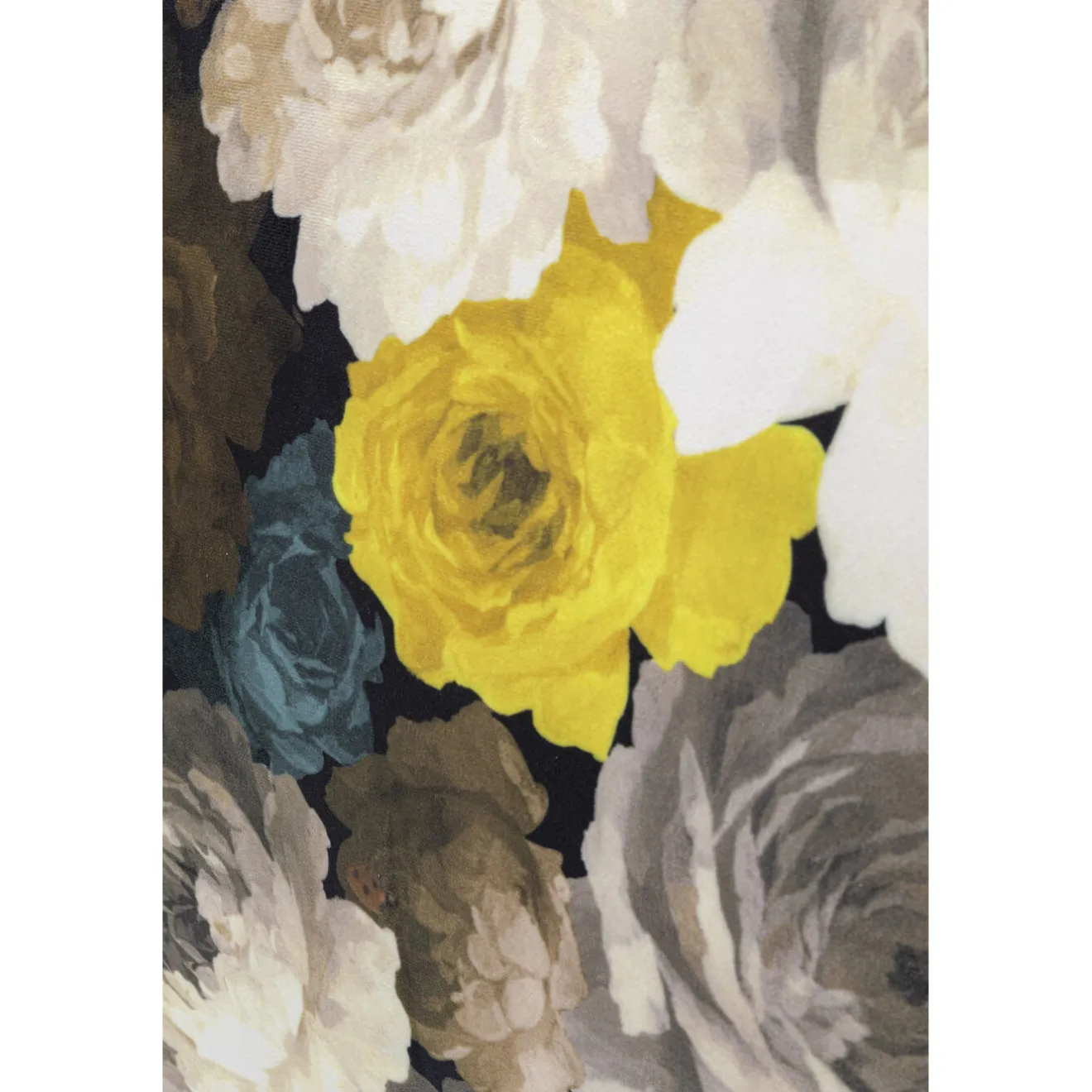 KARE Design Fauteuils Pivotants|Fauteuil Pivotant Peony Flower Jaune