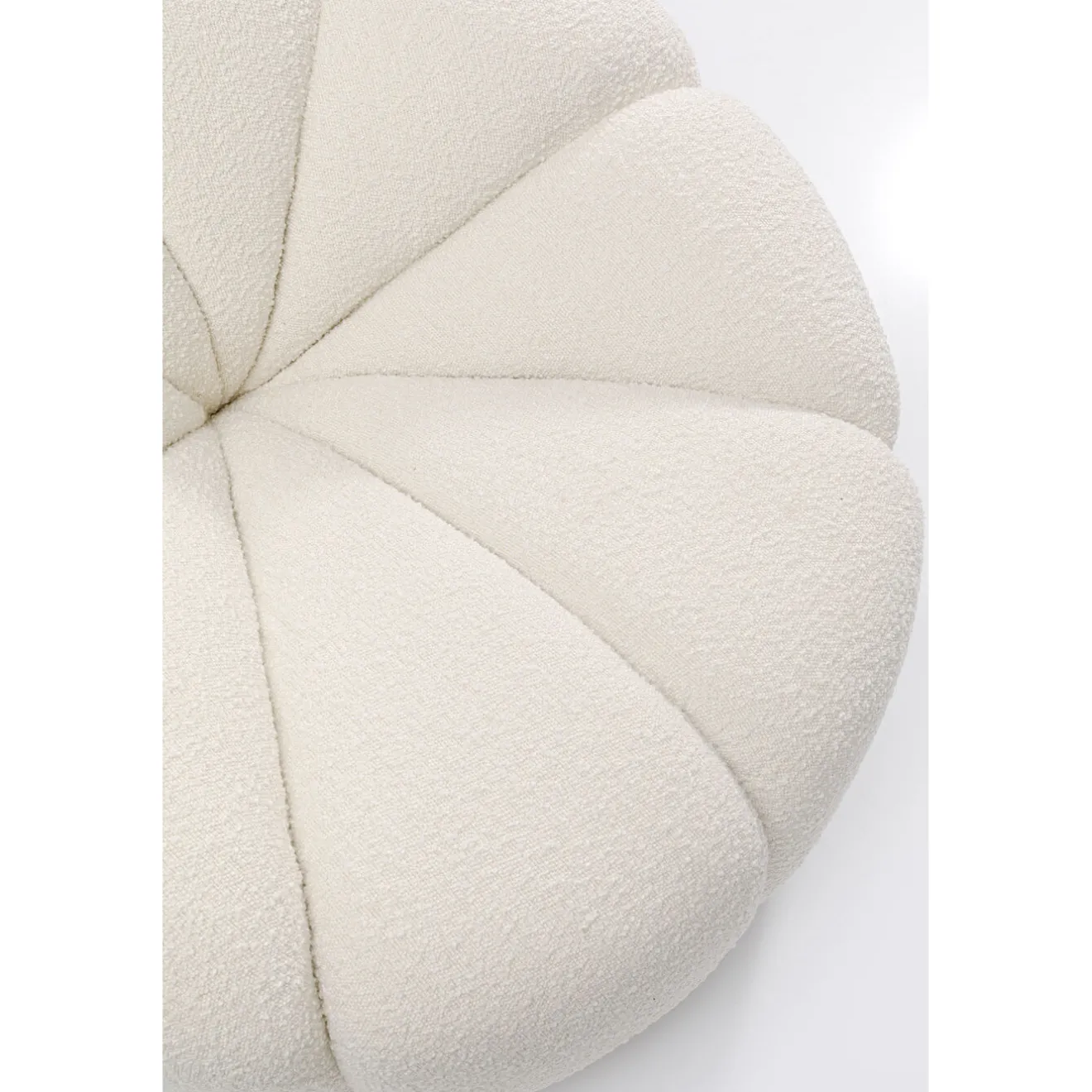 KARE Design Fauteuils Pivotants|Fauteuil Pivotant Peppo Lounge Blanc
