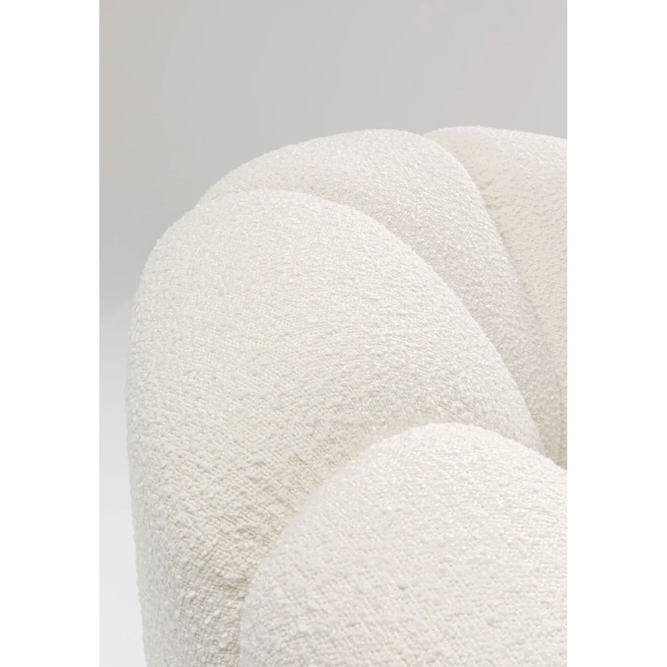 KARE Design Fauteuils Pivotants|Fauteuil Pivotant Peppo Lounge Blanc