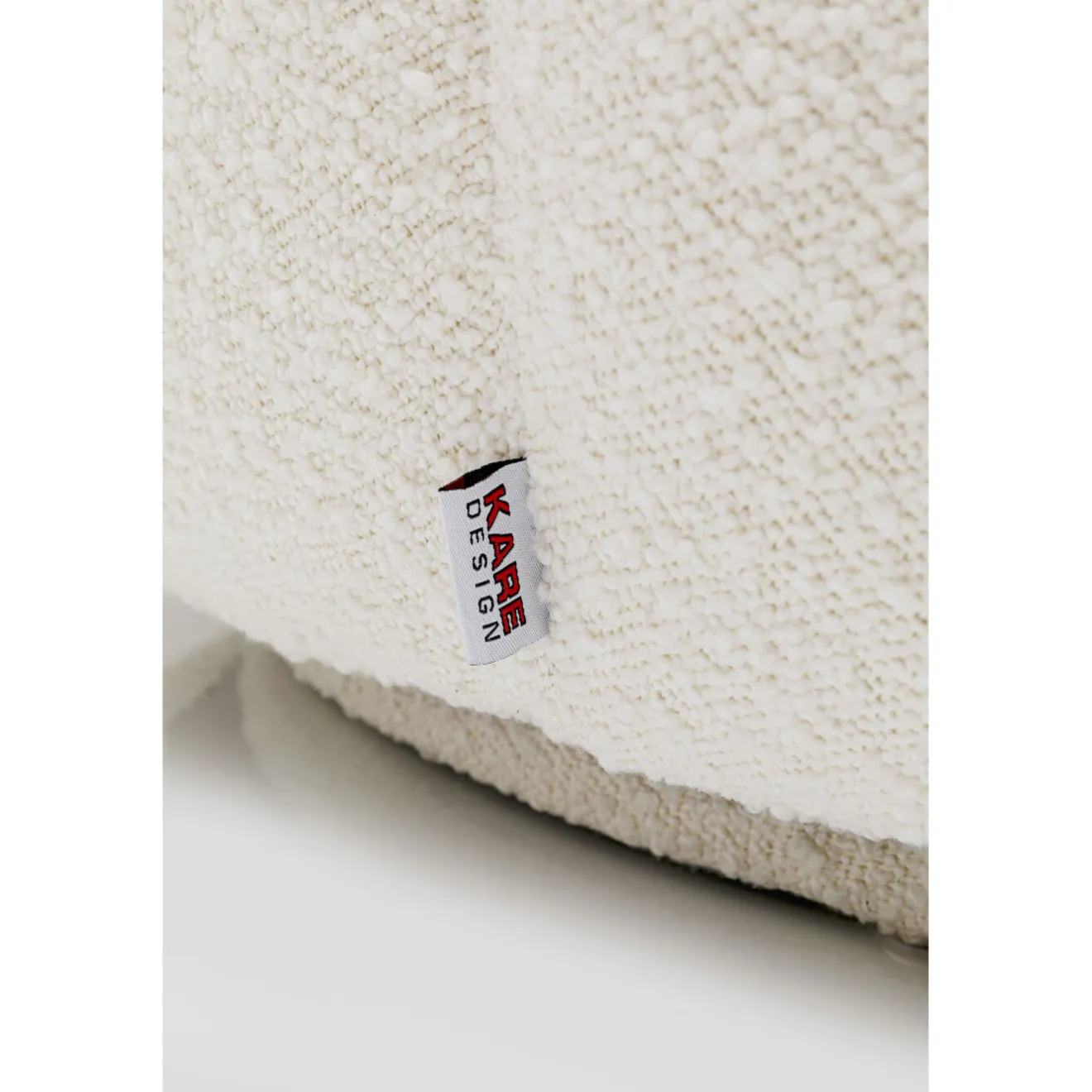 KARE Design Fauteuils Pivotants|Fauteuil Pivotant Peppo Lounge Blanc