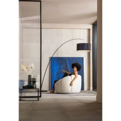 KARE Design Fauteuils Pivotants|Fauteuil Pivotant Peppo Lounge Blanc