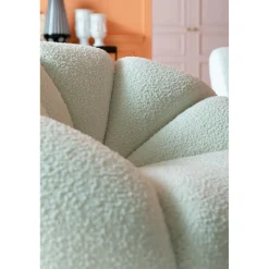 KARE Design Fauteuils Pivotants|Fauteuil Pivotant Peppo Lounge Blanc