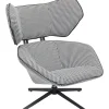 KARE Design Fauteuils Pivotants|Fauteuil Pivotant Toledo Noir-Blanc