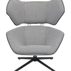 KARE Design Fauteuils Pivotants|Fauteuil Pivotant Toledo Noir-Blanc