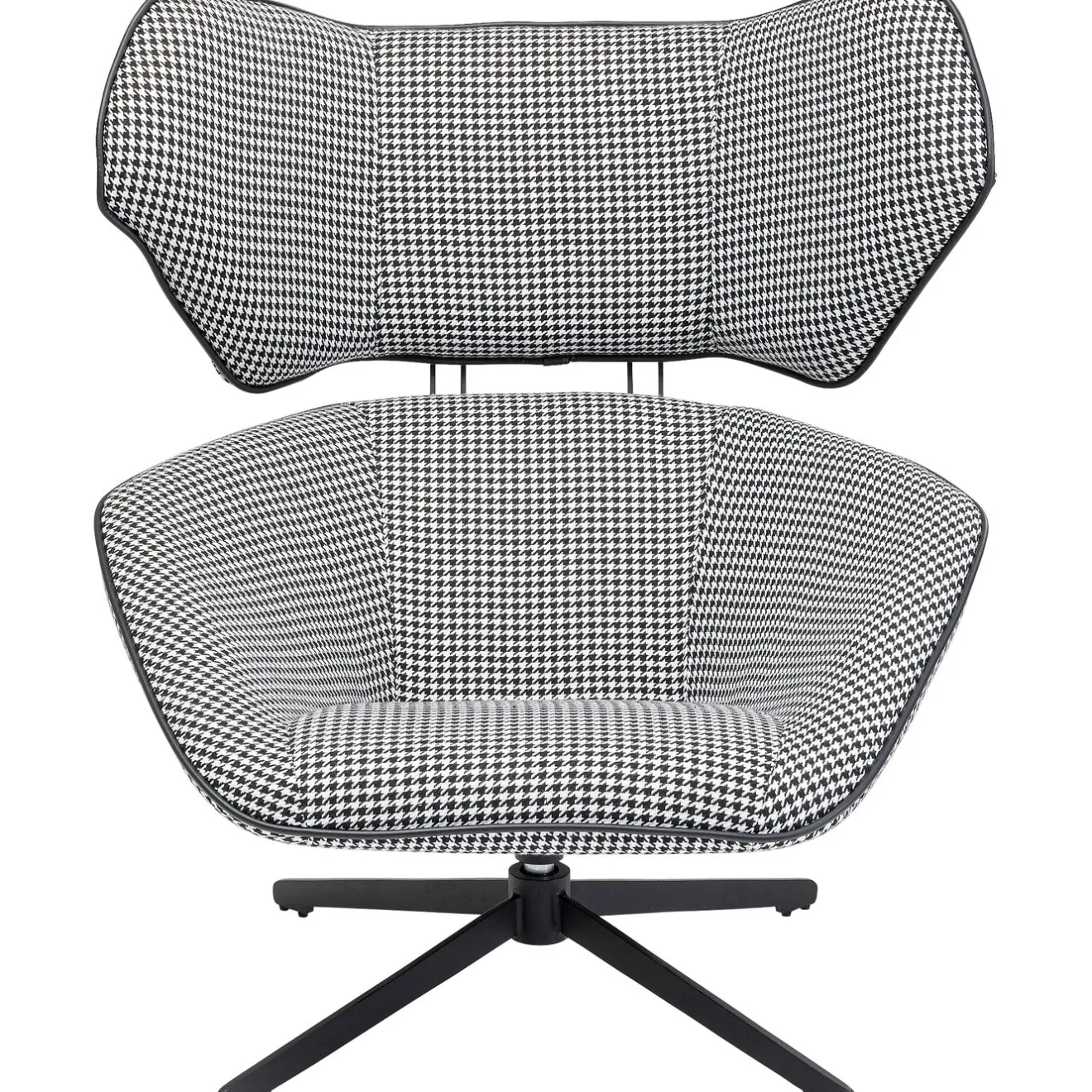 KARE Design Fauteuils Pivotants|Fauteuil Pivotant Toledo Noir-Blanc
