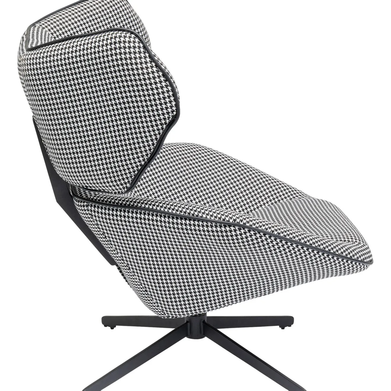 KARE Design Fauteuils Pivotants|Fauteuil Pivotant Toledo Noir-Blanc