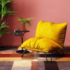 KARE Design Fauteuils Cocktail|Fauteuil Port Pino Jaune