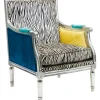 KARE Design Fauteuils Club|Fauteuil Regency Zebra