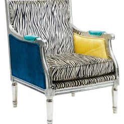 KARE Design Fauteuils Club|Fauteuil Regency Zebra