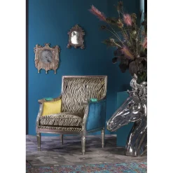 KARE Design Fauteuils Club|Fauteuil Regency Zebra