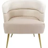 KARE Design Fauteuils Cocktail|Fauteuil Sandwich Creme