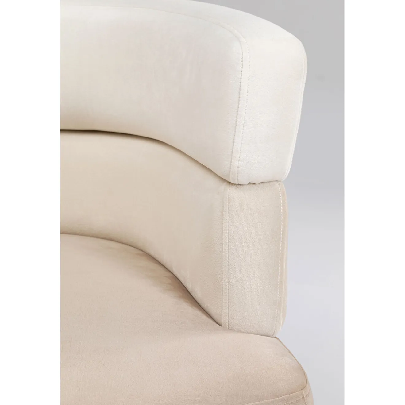 KARE Design Fauteuils Cocktail|Fauteuil Sandwich Creme