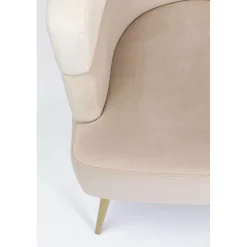 KARE Design Fauteuils Cocktail|Fauteuil Sandwich Creme