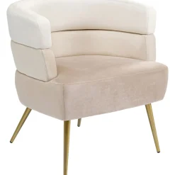 KARE Design Fauteuils Cocktail|Fauteuil Sandwich Creme