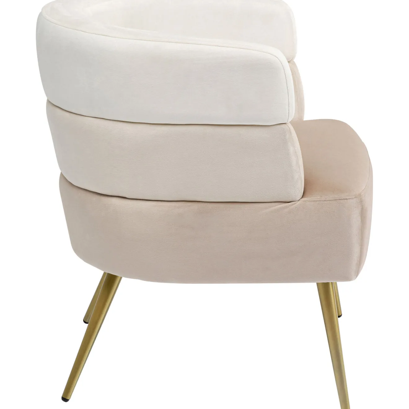 KARE Design Fauteuils Cocktail|Fauteuil Sandwich Creme