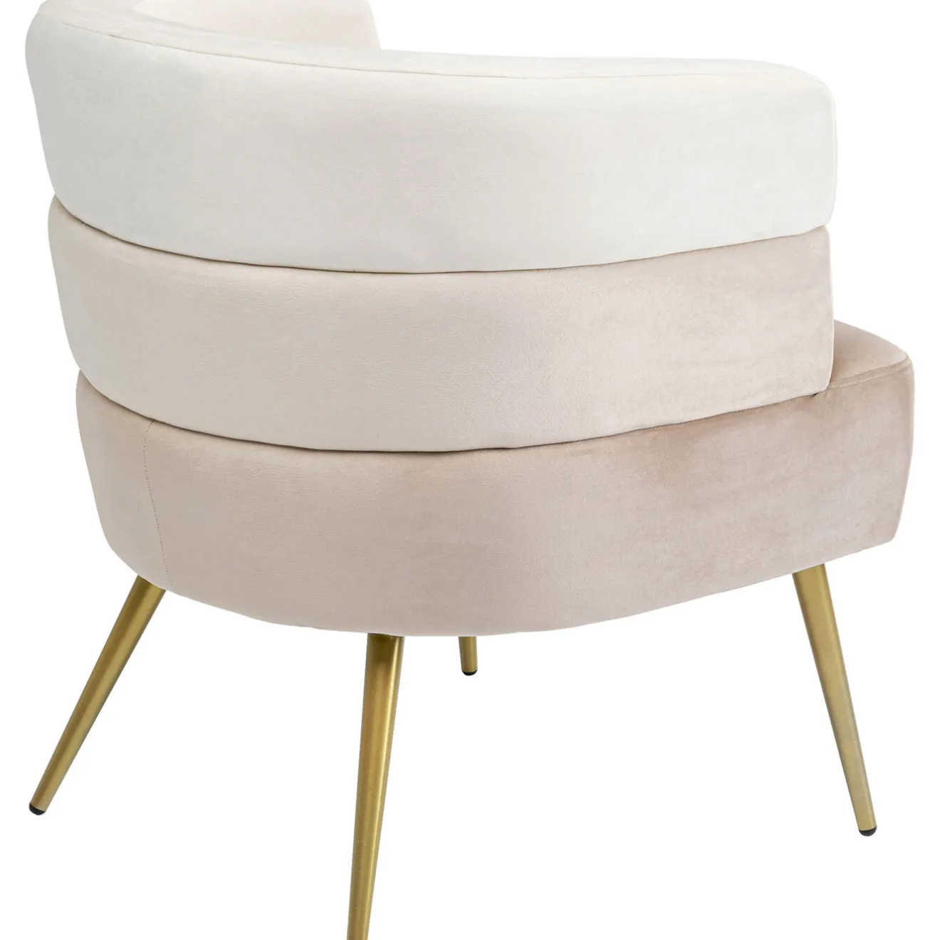 KARE Design Fauteuils Cocktail|Fauteuil Sandwich Creme