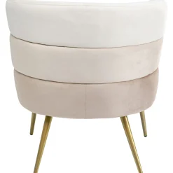 KARE Design Fauteuils Cocktail|Fauteuil Sandwich Creme