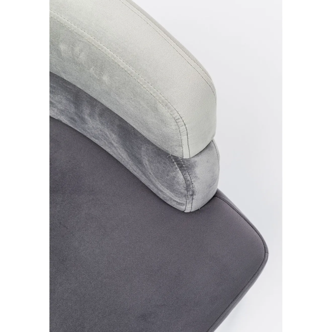 KARE Design Fauteuils Cocktail|Fauteuil Sandwich Gris