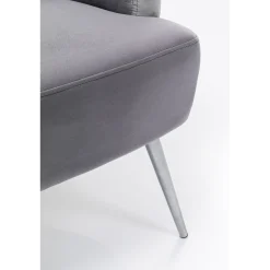 KARE Design Fauteuils Cocktail|Fauteuil Sandwich Gris