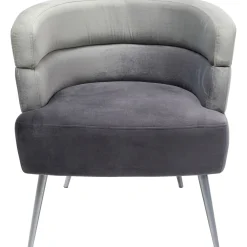 KARE Design Fauteuils Cocktail|Fauteuil Sandwich Gris