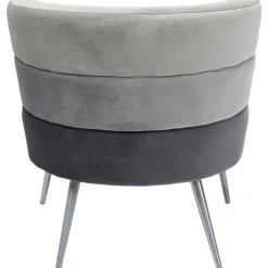 KARE Design Fauteuils Cocktail|Fauteuil Sandwich Gris