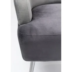 KARE Design Fauteuils Cocktail|Fauteuil Sandwich Gris