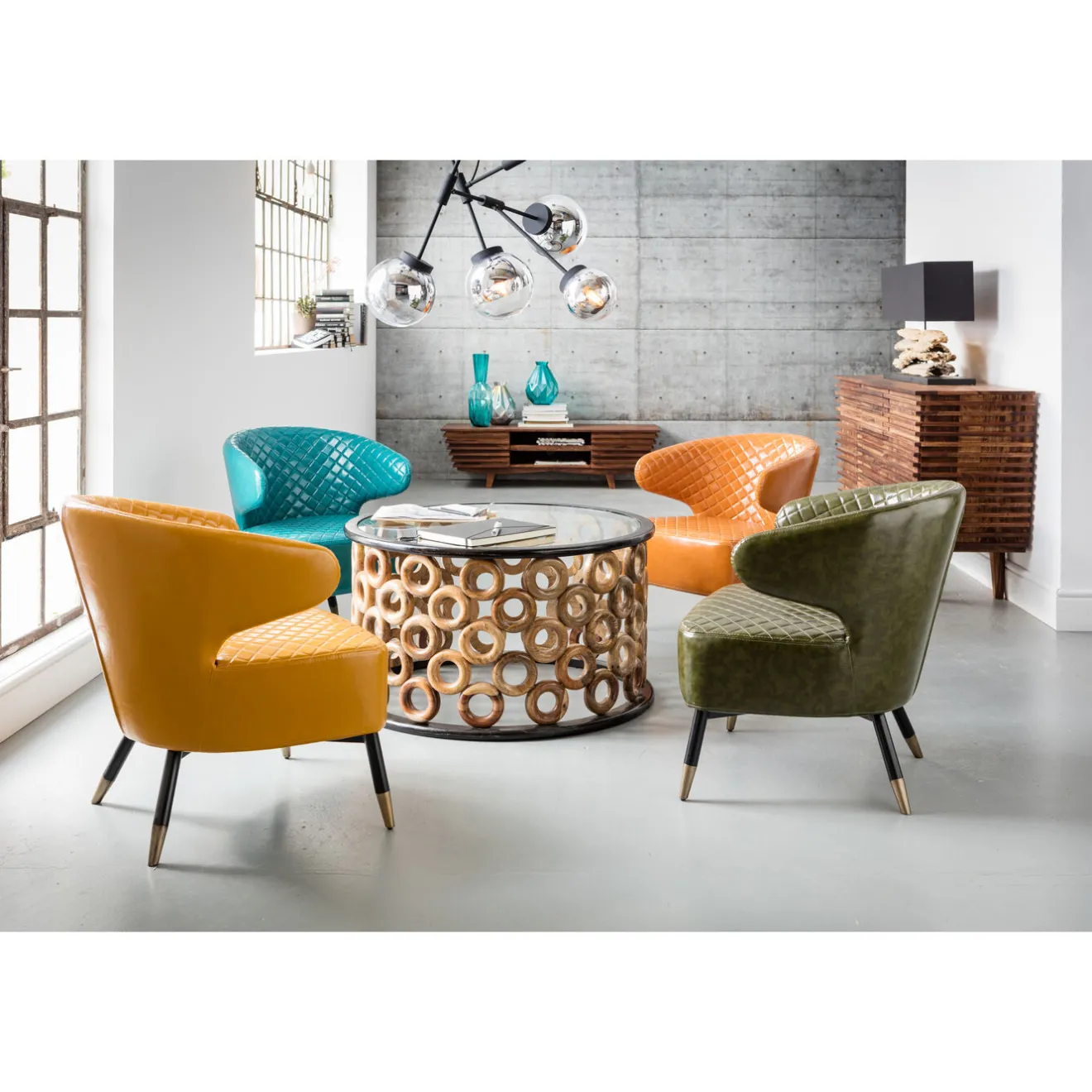 KARE Design Fauteuils Club|Fauteuil Session Vert