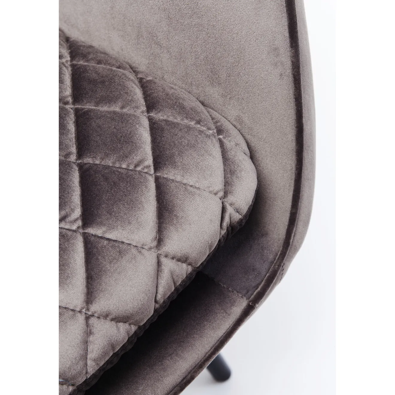 KARE Design Fauteuils À Oreilles|Fauteuil Tudor Velvet Gris-Argente