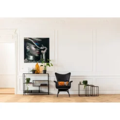 KARE Design Fauteuils À Oreilles|Fauteuil Tudor Velvet Noir