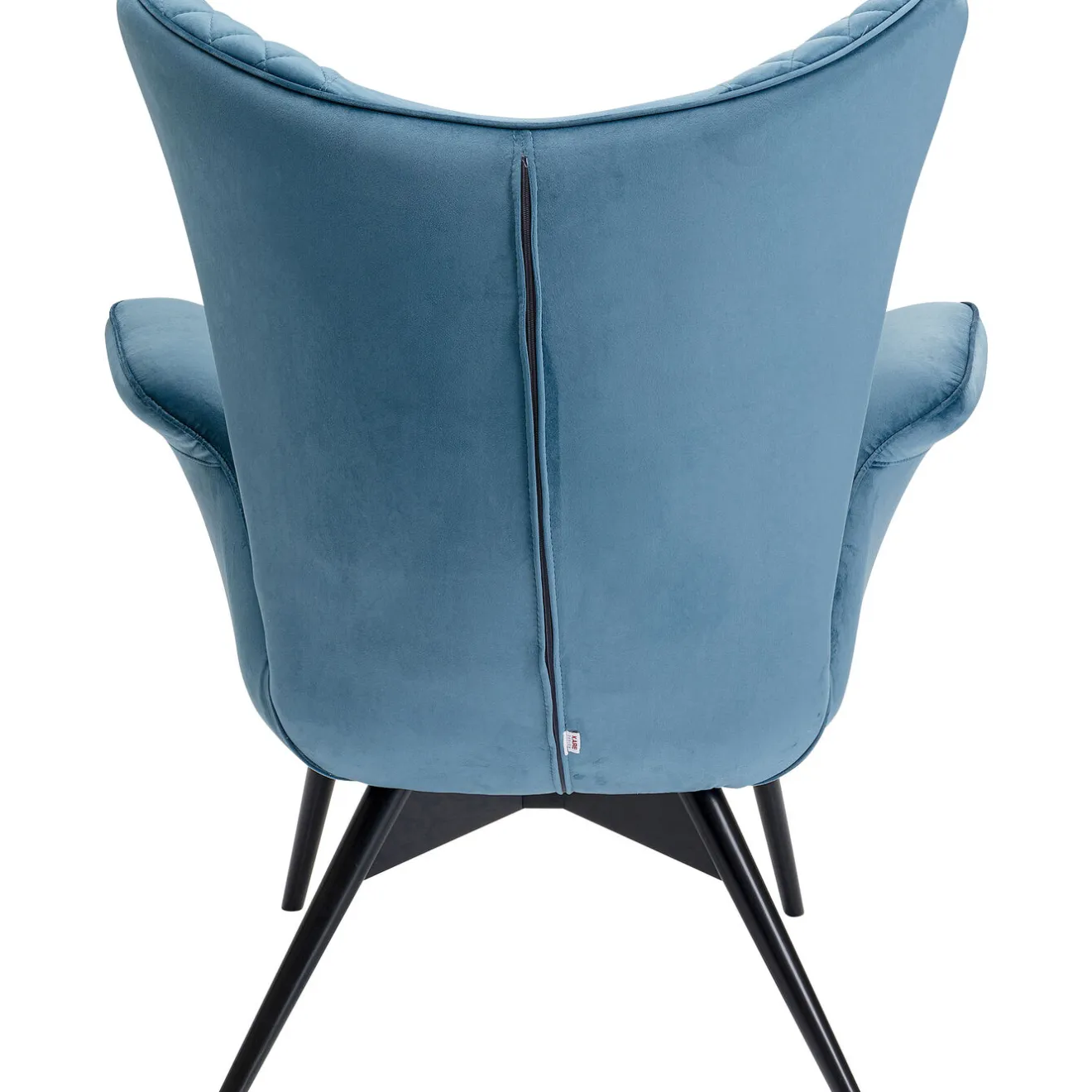 KARE Design Fauteuils À Oreilles|Fauteuil Tudor Velvet Petrol