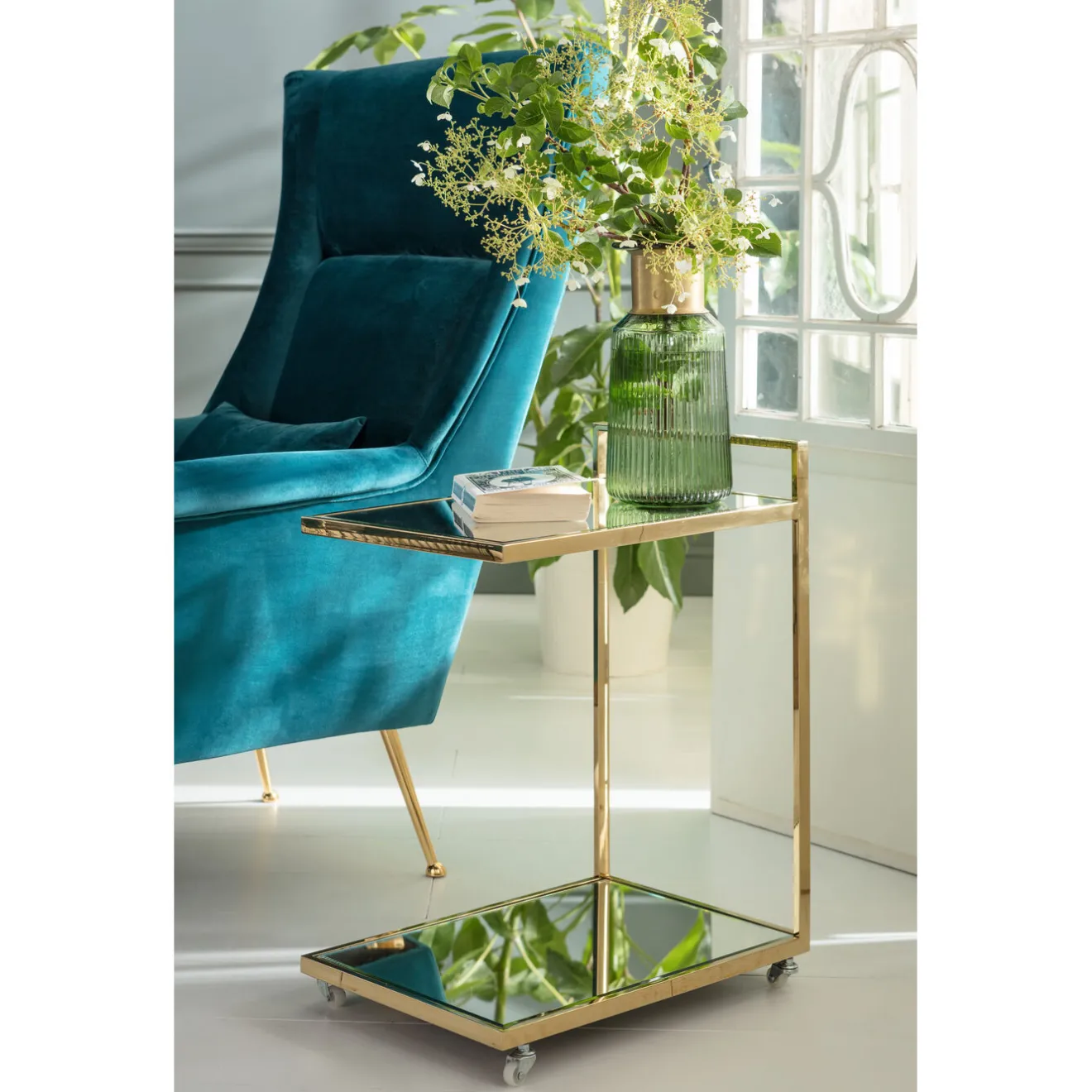 KARE Design Fauteuils À Oreilles|Fauteuil Vegas Forever Petrole