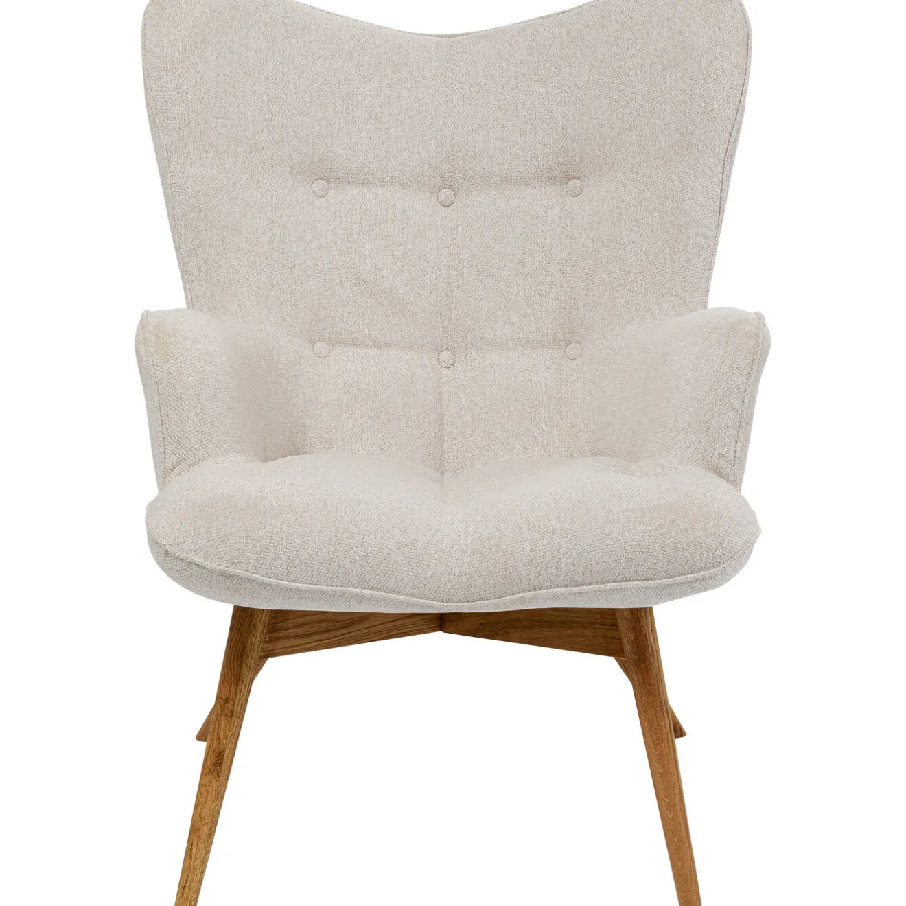 KARE Design Fauteuils À Oreilles|Fauteuil Vicky Creme