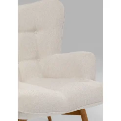KARE Design Fauteuils À Oreilles|Fauteuil Vicky Creme