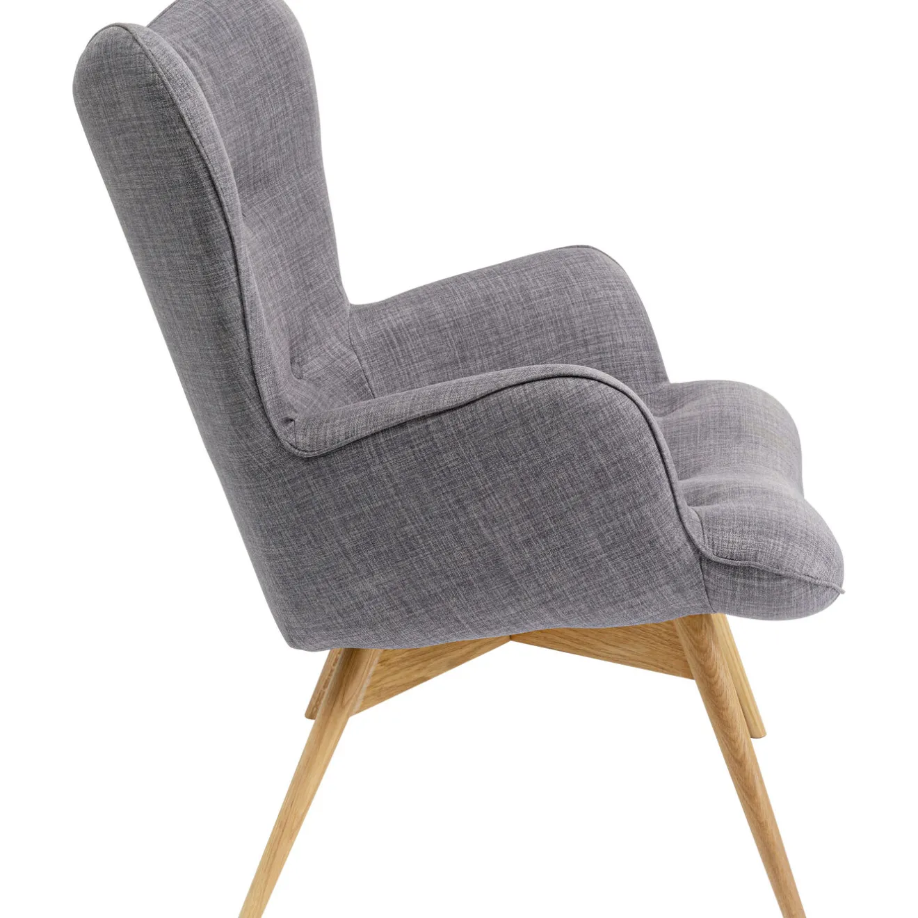 KARE Design Fauteuils À Oreilles|Fauteuil Vicky Gris