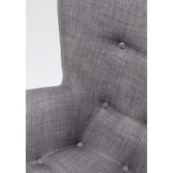 KARE Design Fauteuils À Oreilles|Fauteuil Vicky Gris