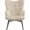 KARE Design Fauteuils À Oreilles|Fauteuil Vicky Novara Beige