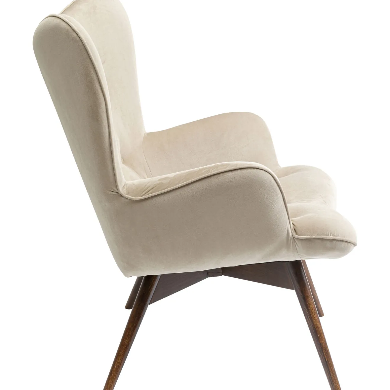 KARE Design Fauteuils À Oreilles|Fauteuil Vicky Novara Beige