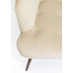 KARE Design Fauteuils À Oreilles|Fauteuil Vicky Novara Beige