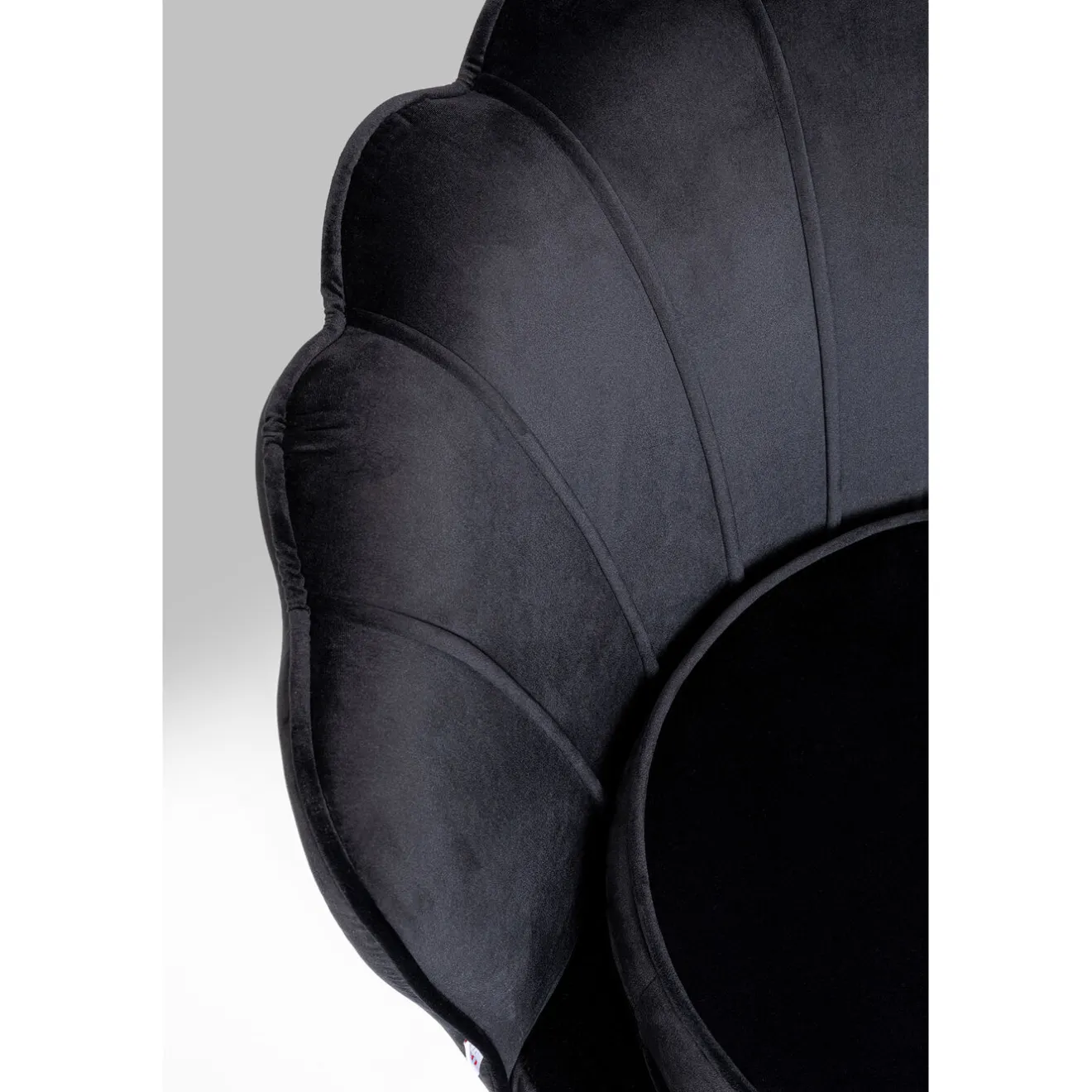 KARE Design Fauteuils Cocktail|Fauteuil Water Lily Chrome Noir