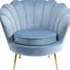 KARE Design Fauteuils Cocktail|Fauteuil Water Lily Dore Aqua