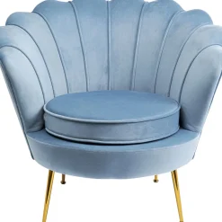 KARE Design Fauteuils Cocktail|Fauteuil Water Lily Dore Aqua